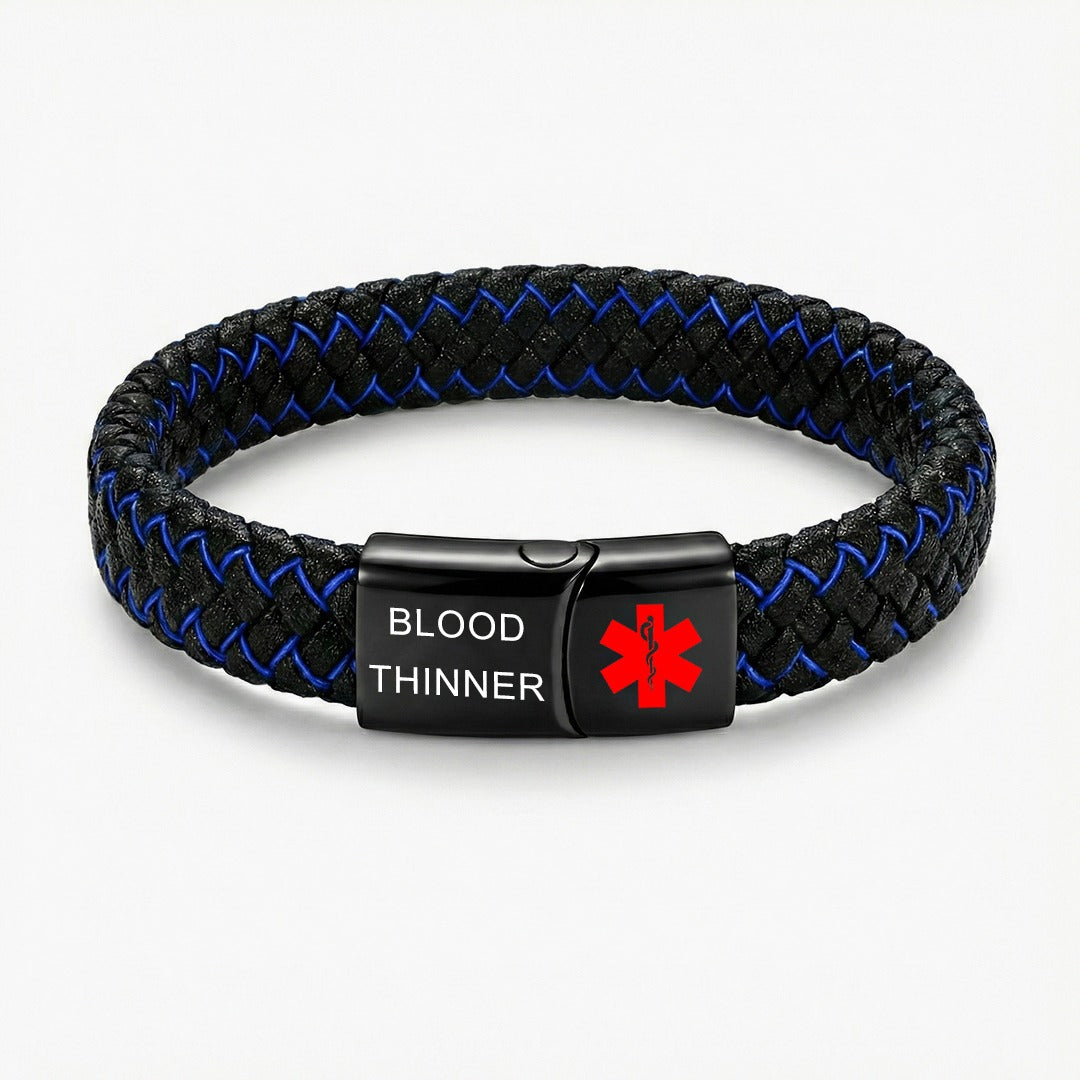 Blood Thinner Medical ID Bracelet - When You Can’t Speak, This Speaks For You