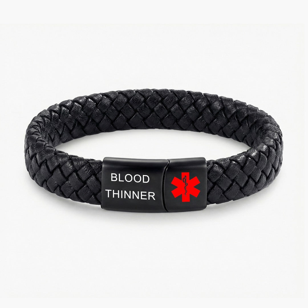 Blood Thinner Medical ID Bracelet - When You Can’t Speak, This Speaks For You