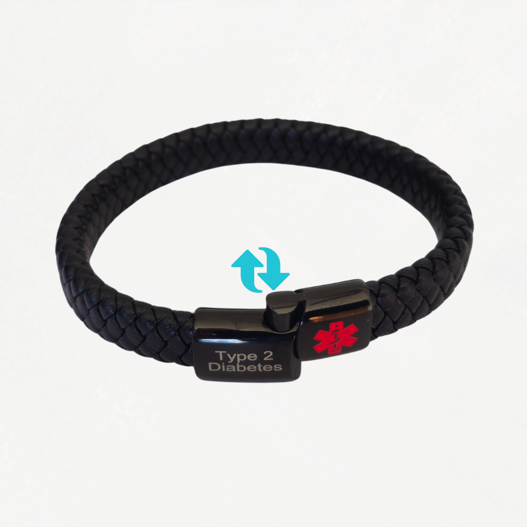 Diabetes Medical ID Bracelet - When You Can’t Speak, This Speaks For You