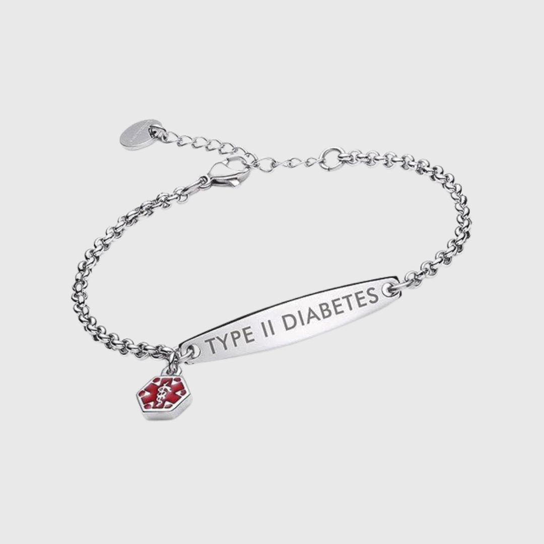 Diabetes Medical ID Bracelet - Your Peace Of Mind First